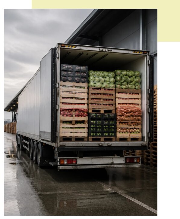 Перевозка плодоовощной продукции в Ноябрьск по цене от 5065 р. | Агросервис-Нбс